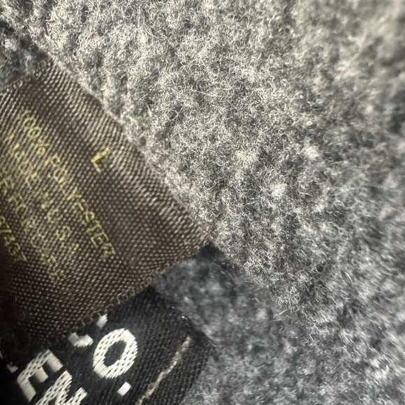 Vintage 90's Ralph Lauren Polo Jeans Co. USA Flag 1/4 Zip Fleece Pullover Large - Picture 4 of 8